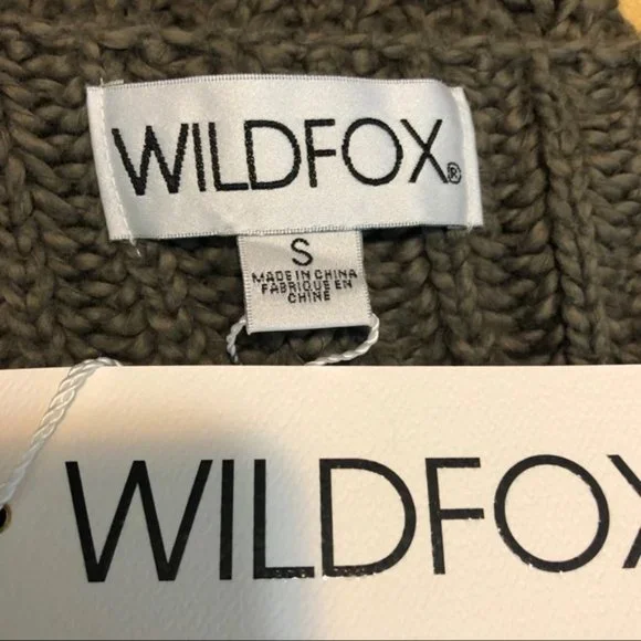 NEW Wildfox Citadel Wrap Cardigan Sweater - Picture 8 of 8